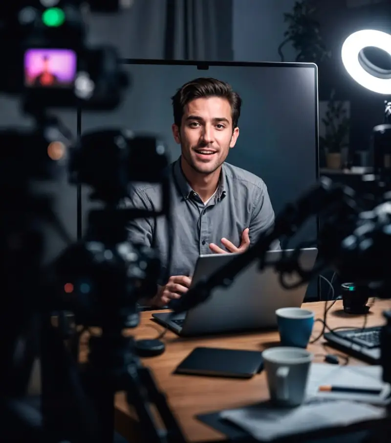 man-recording-video-blog man-recording-video-blog